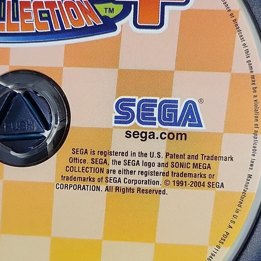 SONIC MEGA COLLECTION PLUS SEGA PLAYSTATION 2 GAME